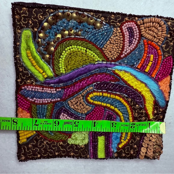 Colorful Beaded Secret Pocket - Picture 2 of 3